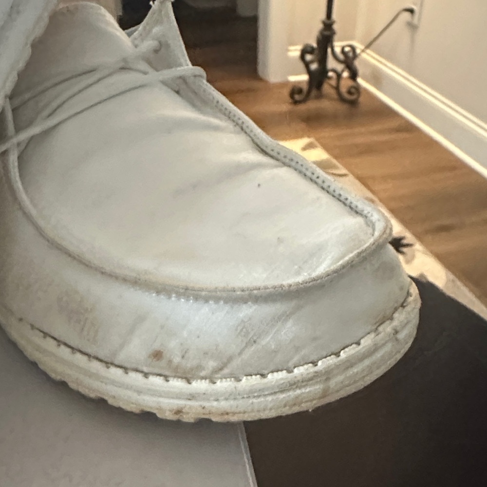 Hey Dude Off-White Casual Loafers - Picture 4 of 8